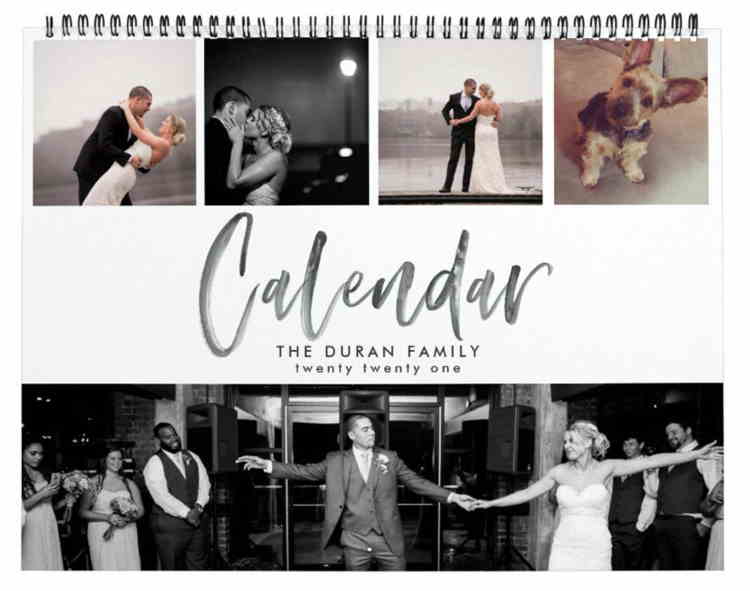 Customizable flip calendar