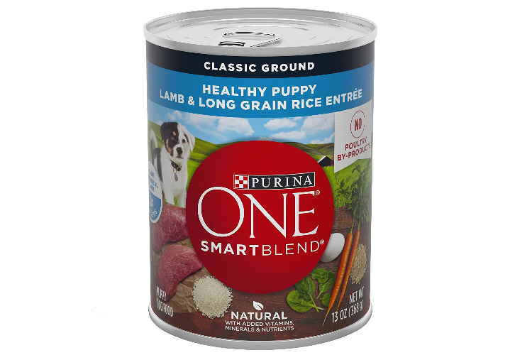 Purina SmartBlend puppy food can