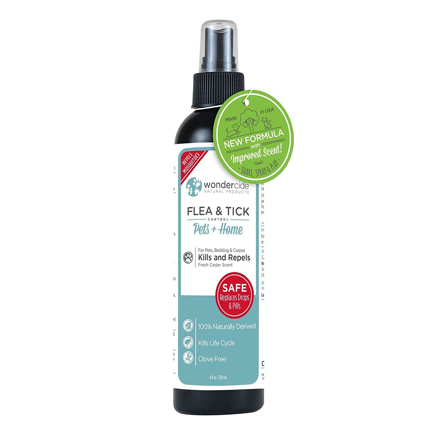 Wondercide natural flea, tick and mosquito repellent